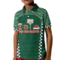 Basketball Christmas Kid Polo Shirt Tis The Season - Wonder Print Shop