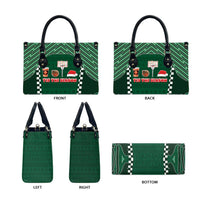 Basketball Christmas Leather Bag Tis The Season - Wonder Print Shop