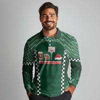 Basketball Christmas Long Sleeve Polo Shirt Tis The Season - Wonder Print Shop