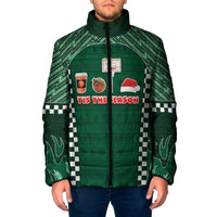 Basketball Christmas Padded Jacket Tis The Season - Wonder Print Shop
