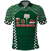 Basketball Christmas Polo Shirt Tis The Season - Wonder Print Shop