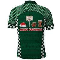 Basketball Christmas Polo Shirt Tis The Season - Wonder Print Shop