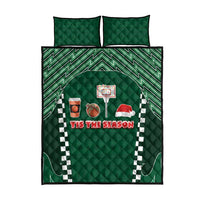 Basketball Christmas Quilt Bed Set Tis The Season - Wonder Print Shop