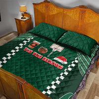 Basketball Christmas Quilt Bed Set Tis The Season - Wonder Print Shop