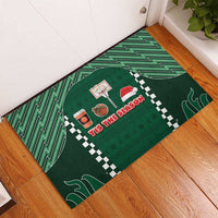 Basketball Christmas Rubber Doormat Tis The Season - Wonder Print Shop