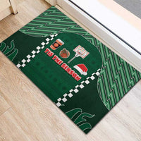 Basketball Christmas Rubber Doormat Tis The Season - Wonder Print Shop
