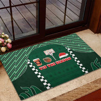 Basketball Christmas Rubber Doormat Tis The Season - Wonder Print Shop