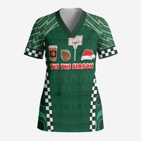 Basketball Christmas Scrub Top Tis The Season - Wonder Print Shop