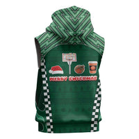 Basketball Christmas Sleeveless Zip Hoodie Tis The Season - Wonder Print Shop