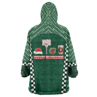Basketball Christmas Wearable Blanket Hoodie Tis The Season - Wonder Print Shop
