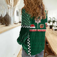 Basketball Christmas Women Casual Shirt Tis The Season - Wonder Print Shop