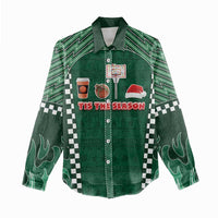 Basketball Christmas Women Casual Shirt Tis The Season - Wonder Print Shop