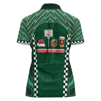 Basketball Christmas Women Polo Shirt Tis The Season - Wonder Print Shop