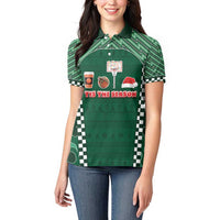 Basketball Christmas Women Polo Shirt Tis The Season - Wonder Print Shop