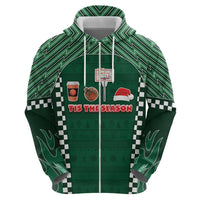 Basketball Christmas Zip Hoodie Tis The Season - Wonder Print Shop