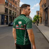 Basketball Christmas Zipper Polo Shirt Tis The Season - Wonder Print Shop