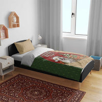 Merry Pitmas Bedding Set Santa Baby Slip A Pittie Under The Tree For Me - Wonder Print Shop