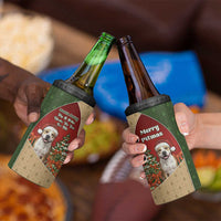 Merry Pitmas 4 in 1 Can Cooler Tumbler Santa Baby Slip A Pittie Under The Tree For Me - Wonder Print Shop