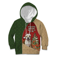 Merry Pitmas Kid Hoodie Santa Baby Slip A Pittie Under The Tree For Me - Wonder Print Shop