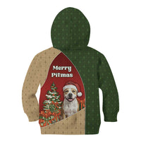 Merry Pitmas Kid Hoodie Santa Baby Slip A Pittie Under The Tree For Me - Wonder Print Shop