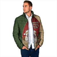 Merry Pitmas Padded Jacket Santa Baby Slip A Pittie Under The Tree For Me - Wonder Print Shop