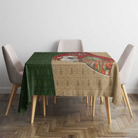 Merry Pitmas Tablecloth Santa Baby Slip A Pittie Under The Tree For Me - Wonder Print Shop
