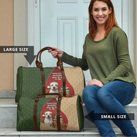 Merry Pitmas Travel Bag Santa Baby Slip A Pittie Under The Tree For Me - Wonder Print Shop