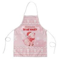 Merry Pigmas Apron Is It Too Late To Be Nice - Wonder Print Shop