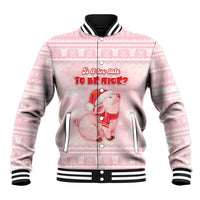 Merry Pigmas Baseball Jacket Is It Too Late To Be Nice - Wonder Print Shop