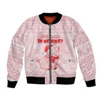 Merry Pigmas Bomber Jacket Is It Too Late To Be Nice - Wonder Print Shop