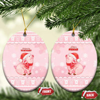 Merry Pigmas Ceramic Ornament Is It Too Late To Be Nice - Wonder Print Shop
