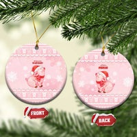 Merry Pigmas Ceramic Ornament Is It Too Late To Be Nice - Wonder Print Shop