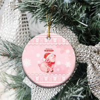 Merry Pigmas Ceramic Ornament Is It Too Late To Be Nice - Wonder Print Shop