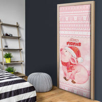 Merry Pigmas Door Cover Is It Too Late To Be Nice - Wonder Print Shop