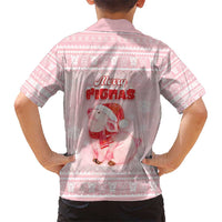 Merry Pigmas Kid Hawaiian Shirt Is It Too Late To Be Nice - Wonder Print Shop