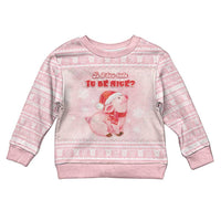Merry Pigmas Kid Ugly Christmas Sweater Is It Too Late To Be Nice - Wonder Print Shop