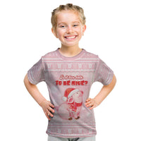 Merry Pigmas Kid T Shirt Is It Too Late To Be Nice - Wonder Print Shop
