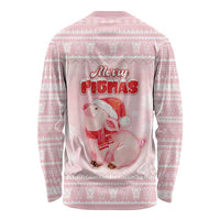 Merry Pigmas Long Sleeve Shirt Is It Too Late To Be Nice - Wonder Print Shop