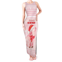 Merry Pigmas Tank Maxi Dress Is It Too Late To Be Nice - Wonder Print Shop