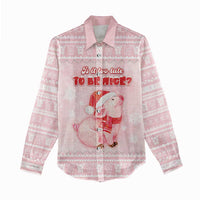 Merry Pigmas Women Casual Shirt Is It Too Late To Be Nice - Wonder Print Shop