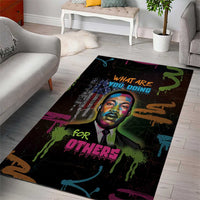 Martin Luther King Jr Day Area Rug What Are You Doing For Others - Wonder Print Shop