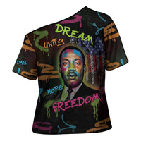 Martin Luther King Jr Day Cross Shoulder Shirt What Are You Doing For Others - Wonder Print Shop
