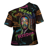 Martin Luther King Jr Day Cross Shoulder Shirt What Are You Doing For Others - Wonder Print Shop