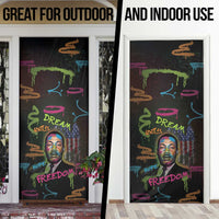 Martin Luther King Jr Day Door Cover What Are You Doing For Others - Wonder Print Shop