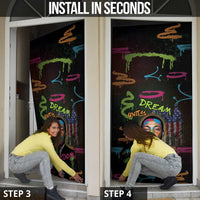 Martin Luther King Jr Day Door Cover What Are You Doing For Others - Wonder Print Shop