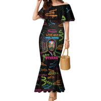 Martin Luther King Jr Day Family Matching Mermaid Dress and Hawaiian Shirt What Are You Doing For Others - Wonder Print Shop