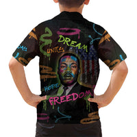 Martin Luther King Jr Day Family Matching Off Shoulder Maxi Dress and Hawaiian Shirt What Are You Doing For Others - Wonder Print Shop