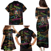Martin Luther King Jr Day Family Matching Puletasi and Hawaiian Shirt What Are You Doing For Others - Wonder Print Shop