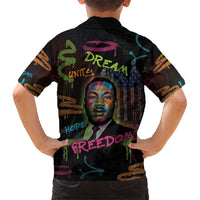 Martin Luther King Jr Day Family Matching Short Sleeve Bodycon Dress and Hawaiian Shirt What Are You Doing For Others - Wonder Print Shop