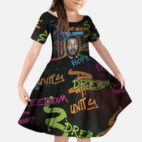 Martin Luther King Jr Day Family Matching Short Sleeve Bodycon Dress and Hawaiian Shirt What Are You Doing For Others - Wonder Print Shop